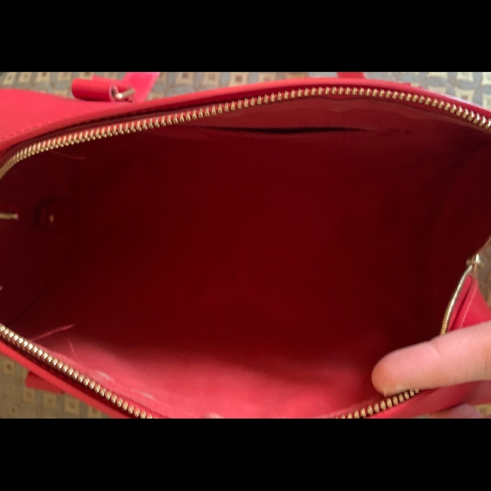 SALE🔥3pcs. Louis Vuitton Vintage Epi Soufflot bag & Pouch & Dust bag-Great CNDTN - Picture 11 of 17